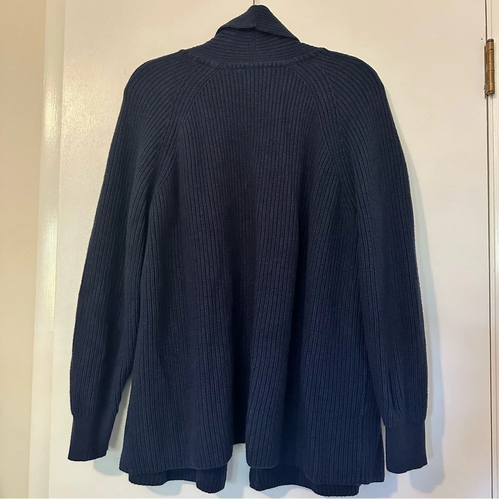 Haven Well Within Chunky Knit Cashmere Blend Open Shawl Collar Cardigan